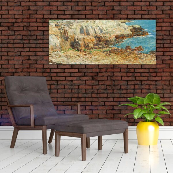 Slika - Childe Hassam, A North East Headland, reprodukcije (120x50 cm)