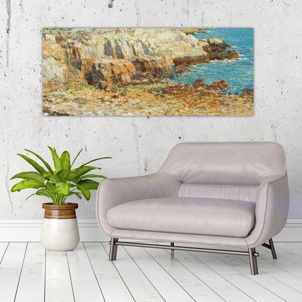 Slika - Childe Hassam, A North East Headland, reprodukcije (120x50 cm)