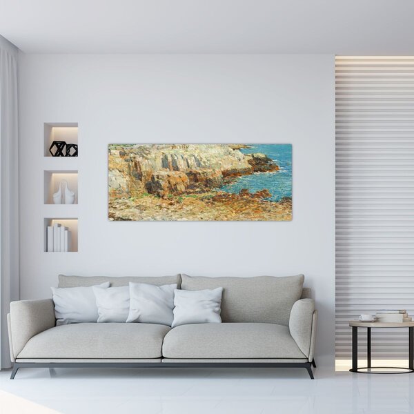 Slika - Childe Hassam, A North East Headland, reprodukcije (120x50 cm)