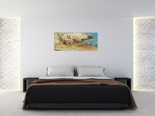 Slika - Childe Hassam, A North East Headland, reprodukcije (120x50 cm)