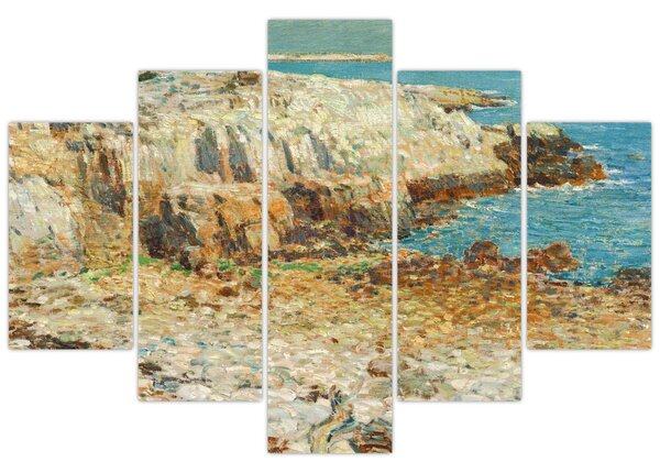 Slika - Childe Hassam, A North East Headland, reprodukcije (150x105 cm)