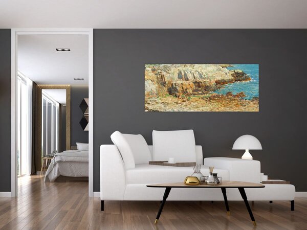 Slika - Childe Hassam, A North East Headland, reprodukcije (120x50 cm)