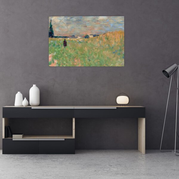 Slika - Georges Seurat, A Summer Landscape, reprodukcije (90x60 cm)