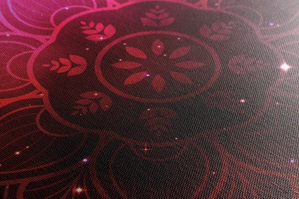 Slika Mandala s galaktičkom pozadinom