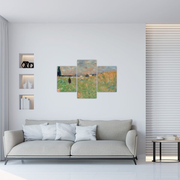 Slika - Georges Seurat, A Summer Landscape, reprodukcije (90x60 cm)