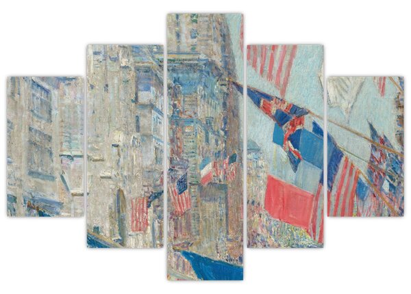 Slika - Childe Hassam, Allies day, reprodukcije (150x105 cm)