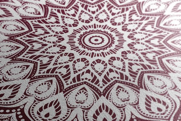 Slika Mandala harmonije na ružičastoj pozadini