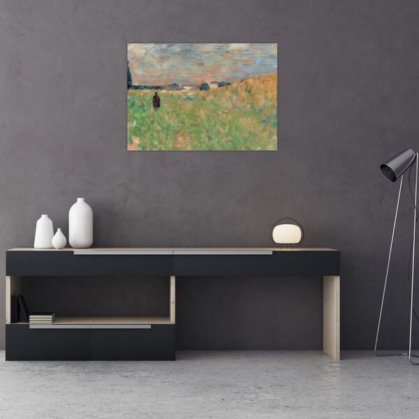 Slika - Georges Seurat, A Summer Landscape, reprodukcije (70x50 cm)