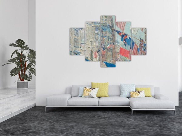 Slika - Childe Hassam, Allies day, reprodukcije (150x105 cm)