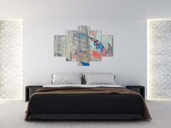 Slika - Childe Hassam, Allies day, reprodukcije (150x105 cm)