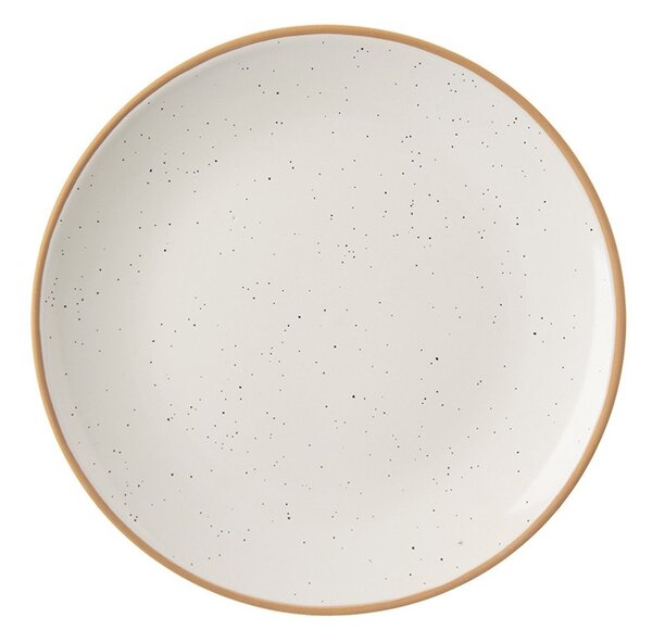 Krem keramički tanjuri u setu 4 kom ø 27 cm Statek – Orion