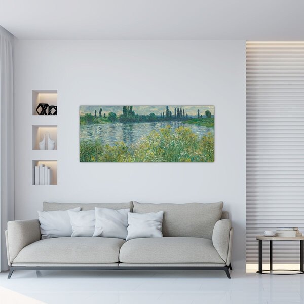 Slika - Claude Monet, Banks of the Seine, reprodukcije (120x50 cm)