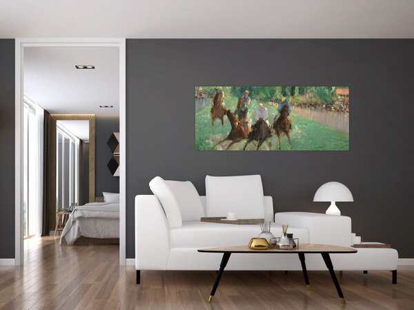 Slika - Edouard Manet, At the Races, reprodukcije (120x50 cm)