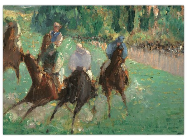 Slika - Edouard Manet, At the Races, reprodukcije (70x50 cm)
