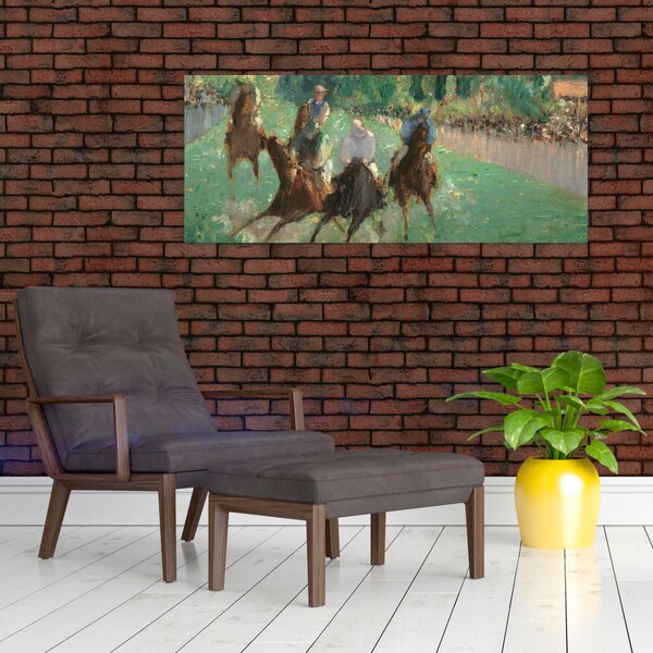 Slika - Edouard Manet, At the Races, reprodukcije (120x50 cm)