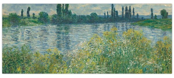 Slika - Claude Monet, Banks of the Seine, reprodukcije (120x50 cm)
