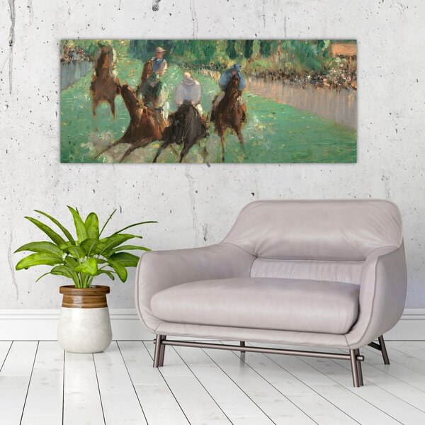 Slika - Edouard Manet, At the Races, reprodukcije (120x50 cm)