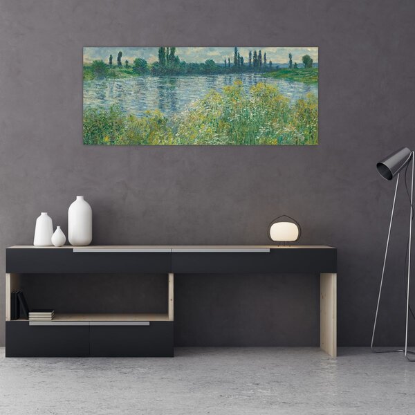Slika - Claude Monet, Banks of the Seine, reprodukcije (120x50 cm)