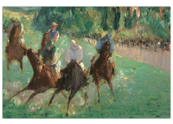 Slika - Edouard Manet, At the Races, reprodukcije (90x60 cm)