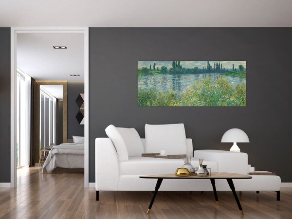 Slika - Claude Monet, Banks of the Seine, reprodukcije (120x50 cm)