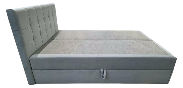 Tapecirani krevet boxspring DIRELIS TRINITY 140x200 cm siva Madrac: Bonell opružni madrac