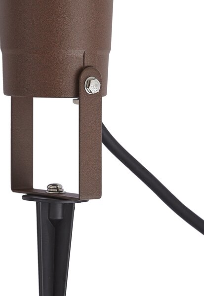 Moderna vrtna reflektorska svjetiljka hrđavo smeđa uklj. kabel i utikač 204 cm IP65 - Basic