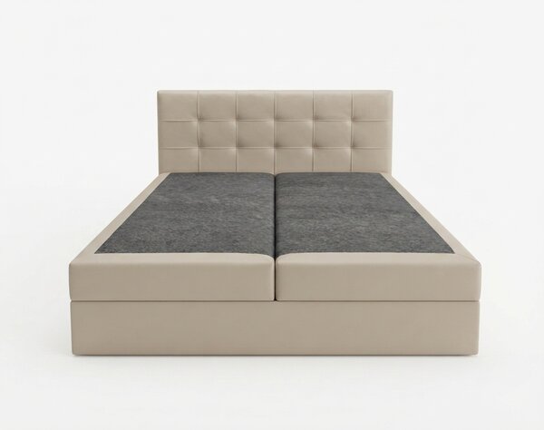 Tapecirani krevet boxspring DIRELIS TRINITY 140x200 cm bež. Madrac: Bonell opružni madrac