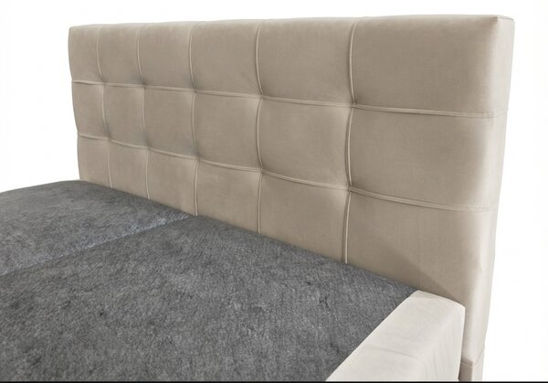 Tapecirani krevet boxspring DIRELIS TRINITY 140x200 cm bež. Madrac: Bonell opružni madrac
