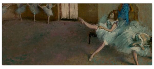 Slika - Edgar Degas, Before the Ballet, reprodukcije (120x50 cm)