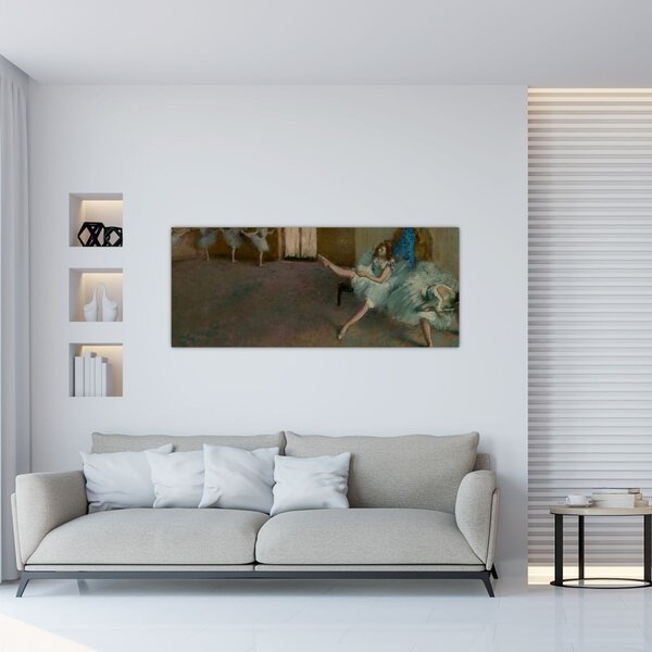 Slika - Edgar Degas, Before the Ballet, reprodukcije (120x50 cm)