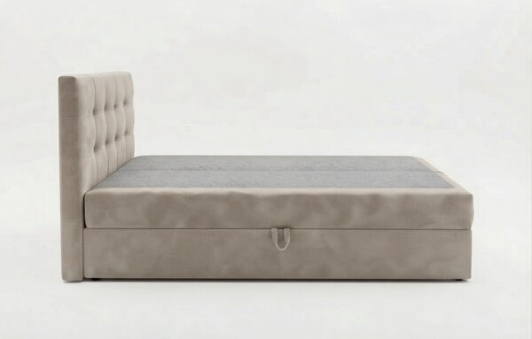 Tapecirani krevet boxspring DIRELIS TRINITY 140x200 cm bež. Madrac: Bonell opružni madrac
