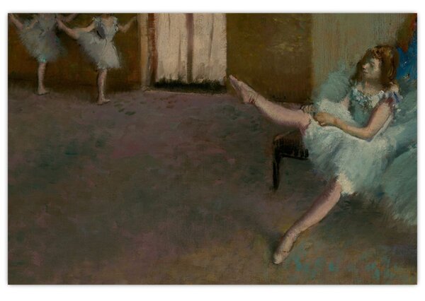 Slika - Edgar Degas, Before the Ballet, reprodukcije (90x60 cm)