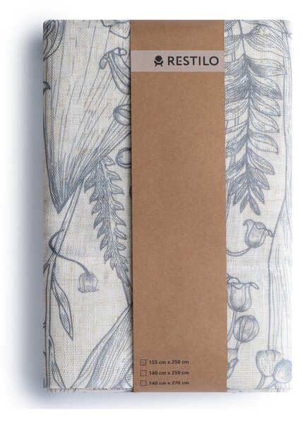 Svijetlo siva zavjesa 135x250 cm Selvetia – Restilo