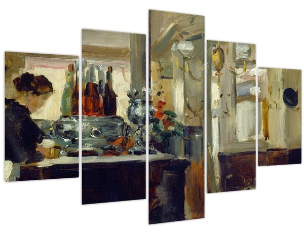 Slika - Style of Edouard Manet, Bon Bock Cafe, reprodukcije (150x105 cm)