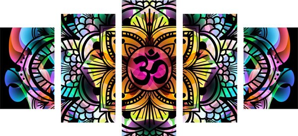 5-dijelna slika Mandala zdravlja