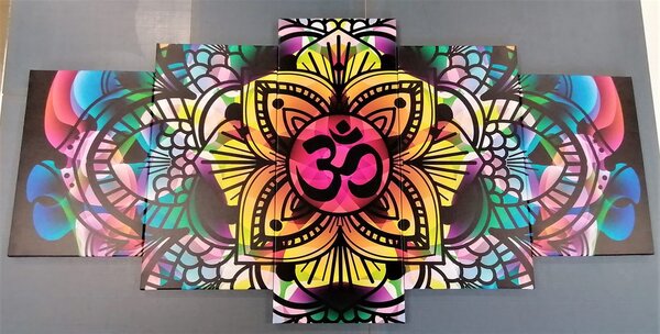5-dijelna slika Mandala zdravlja