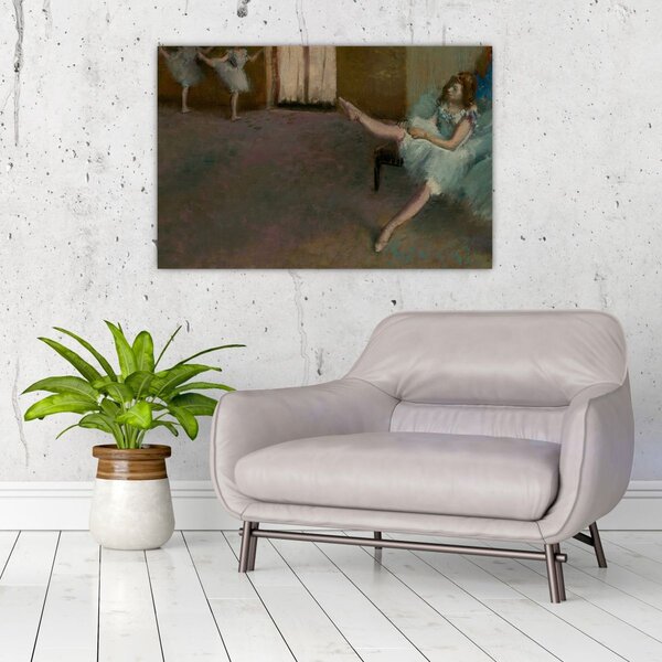 Slika - Edgar Degas, Before the Ballet, reprodukcije (90x60 cm)