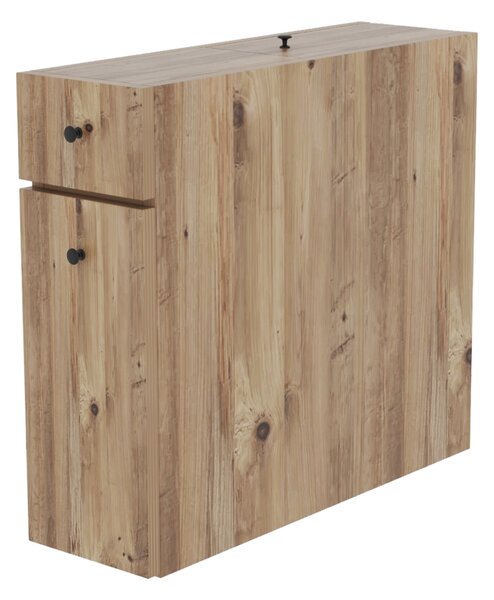 Uski kupaonski ormarić ROVELA, hrast