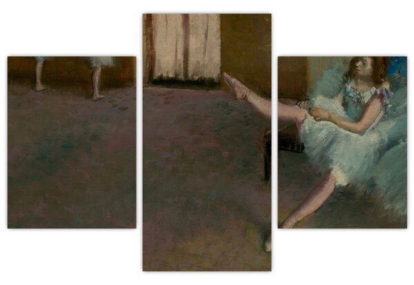Slika - Edgar Degas, Before the Ballet, reprodukcije (90x60 cm)