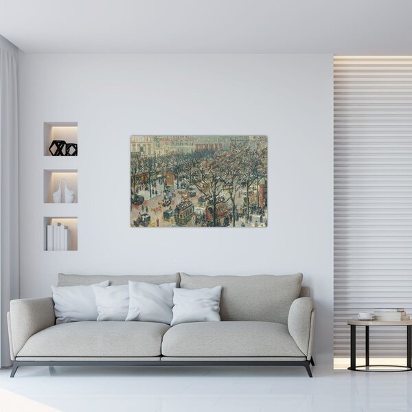Slika - Camille Pissarro, Boulevard des Italiens, Morning, Sunlight, reprodukcije (90x60 cm)