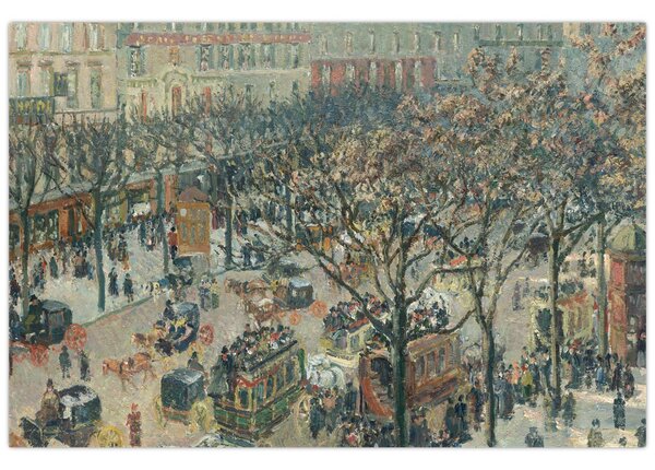 Slika - Camille Pissarro, Boulevard des Italiens, Morning, Sunlight, reprodukcije (90x60 cm)