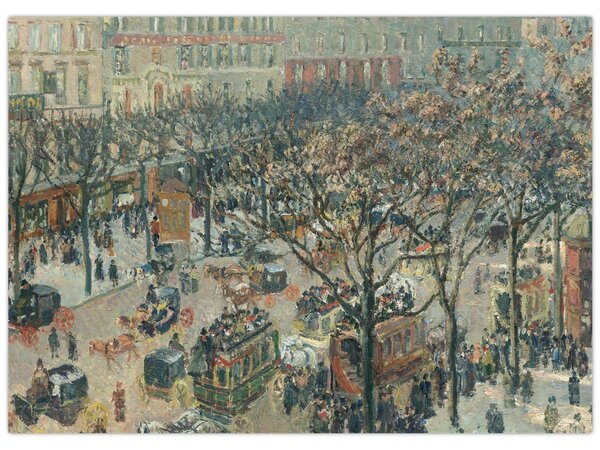 Slika - Camille Pissarro, Boulevard des Italiens, Morning, Sunlight, reprodukcije (70x50 cm)