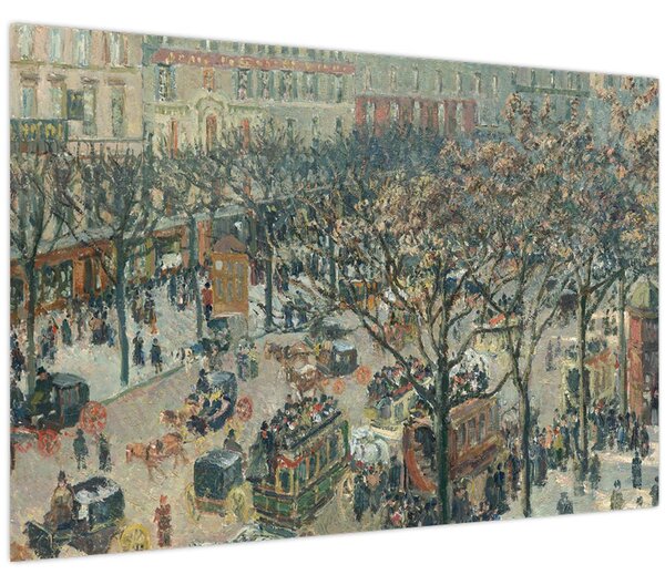 Slika - Camille Pissarro, Boulevard des Italiens, Morning, Sunlight, reprodukcije (90x60 cm)