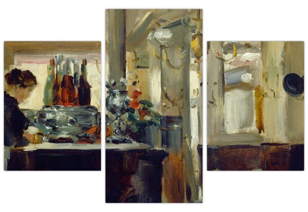 Slika - Style of Edouard Manet, Bon Bock Cafe, reprodukcije (90x60 cm)