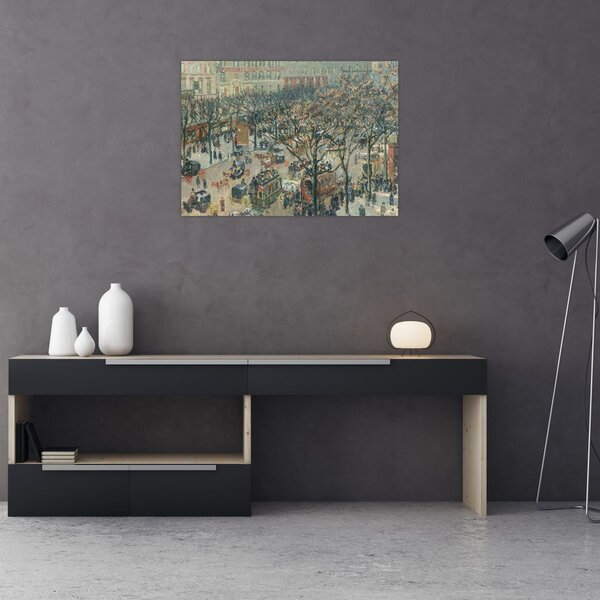 Slika - Camille Pissarro, Boulevard des Italiens, Morning, Sunlight, reprodukcije (70x50 cm)