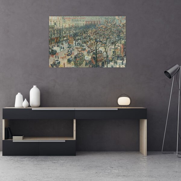 Slika - Camille Pissarro, Boulevard des Italiens, Morning, Sunlight, reprodukcije (90x60 cm)
