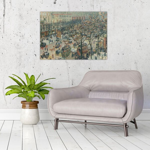 Slika - Camille Pissarro, Boulevard des Italiens, Morning, Sunlight, reprodukcije (70x50 cm)