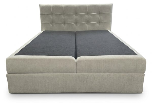 Tapecirani krevet boxspring DIRELIS VIBE 140x200 cm krem boje Madrac: Bonell opružni madrac