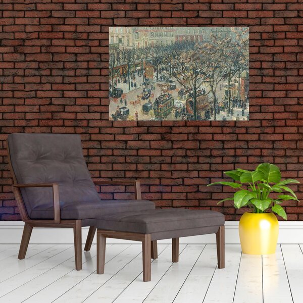 Slika - Camille Pissarro, Boulevard des Italiens, Morning, Sunlight, reprodukcije (90x60 cm)