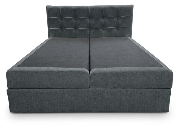 Tapecirani krevet boxspring DIRELIS VIBE 140x200 cm tamno siva Madrac: Bonell opružni madrac
